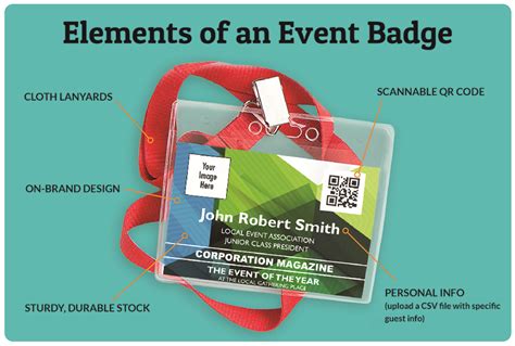 what is an event badge